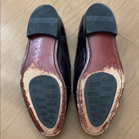 Florsheim Wing Tip Tassel Brogue Brown Loafers Men - Picture 7 of 8